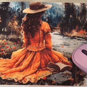 Artistic Mouse Pad Victorian Dress Scenic